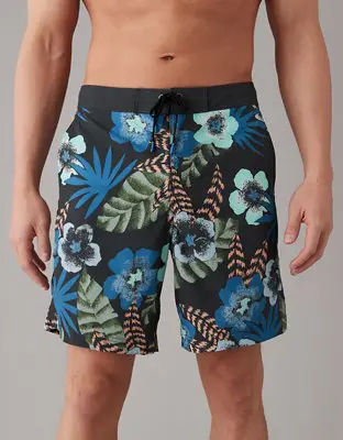 American Eagle Floral Flex 8" Classic Board Short. 1