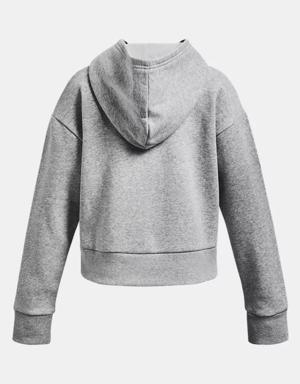 Girls' UA Rival Fleece Crop Hoodie