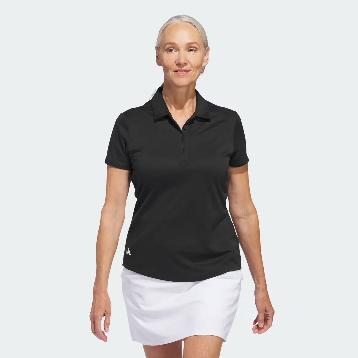 Adidas Polo Solid Performance – Mulher. 2
