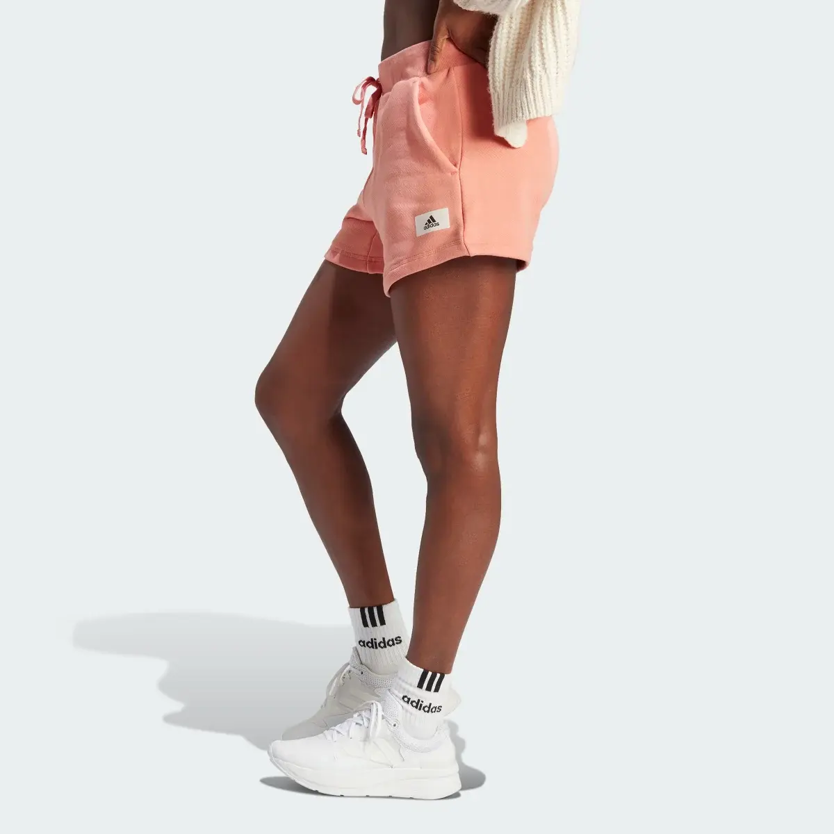 Adidas Lounge French Terry Shorts. 2
