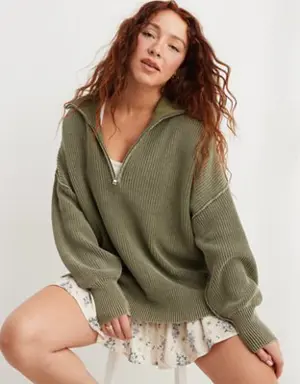 Beyond Quarter Zip Sweater