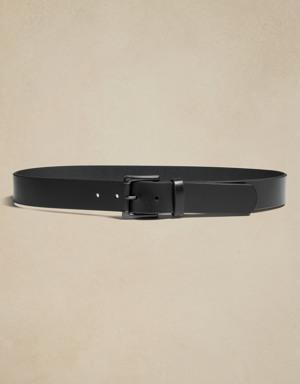 Tumbled Leather Belt black