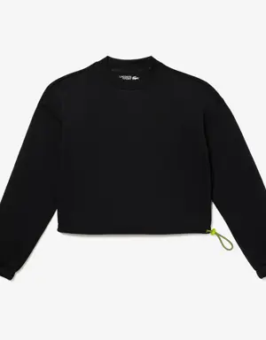 Women's Lacoste SPORT Loose Fit Drawstring Sweatshirt