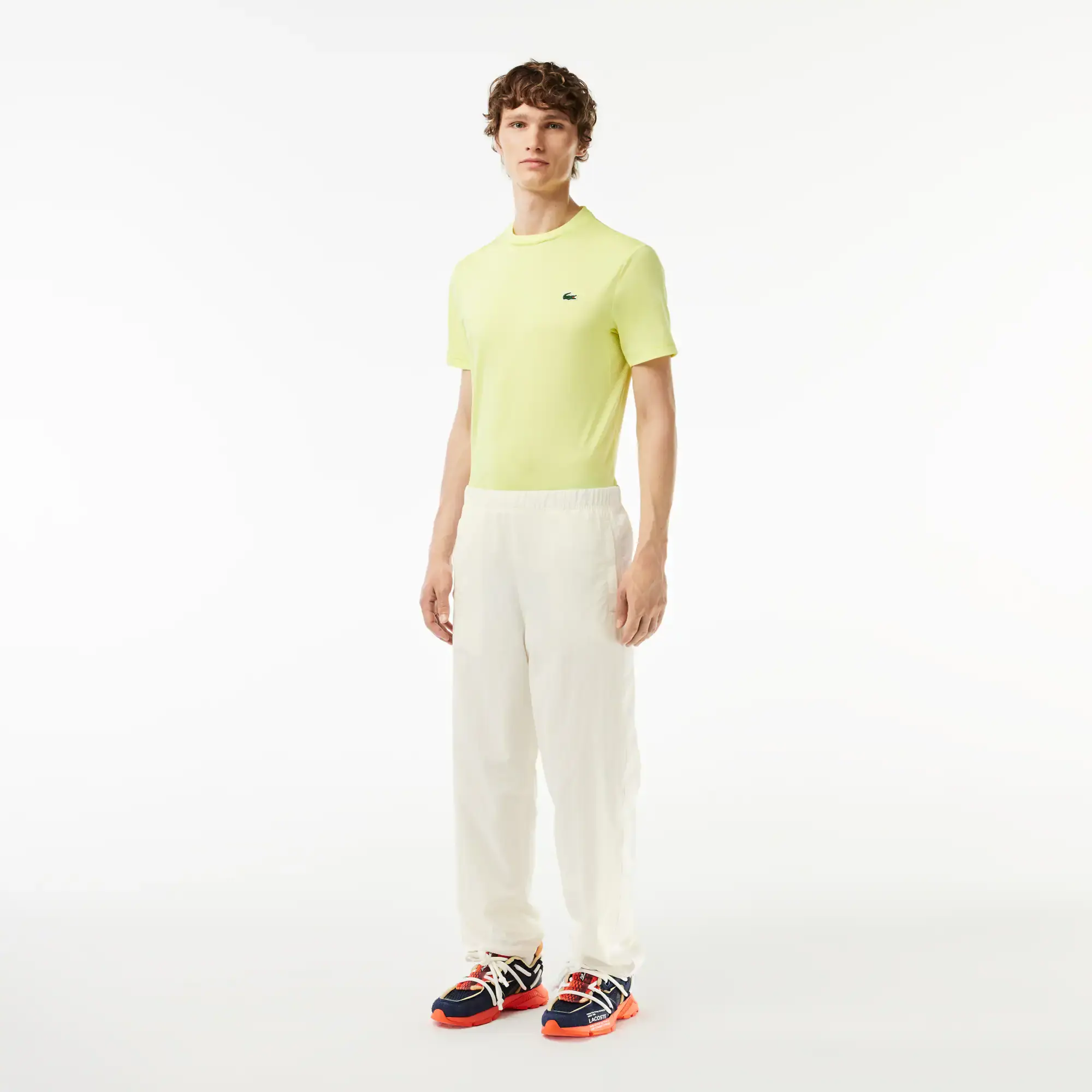 Lacoste Men's Relaxed Fit Striped Pants. 1