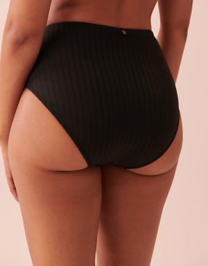 RIB High Waist Bikini Bottom