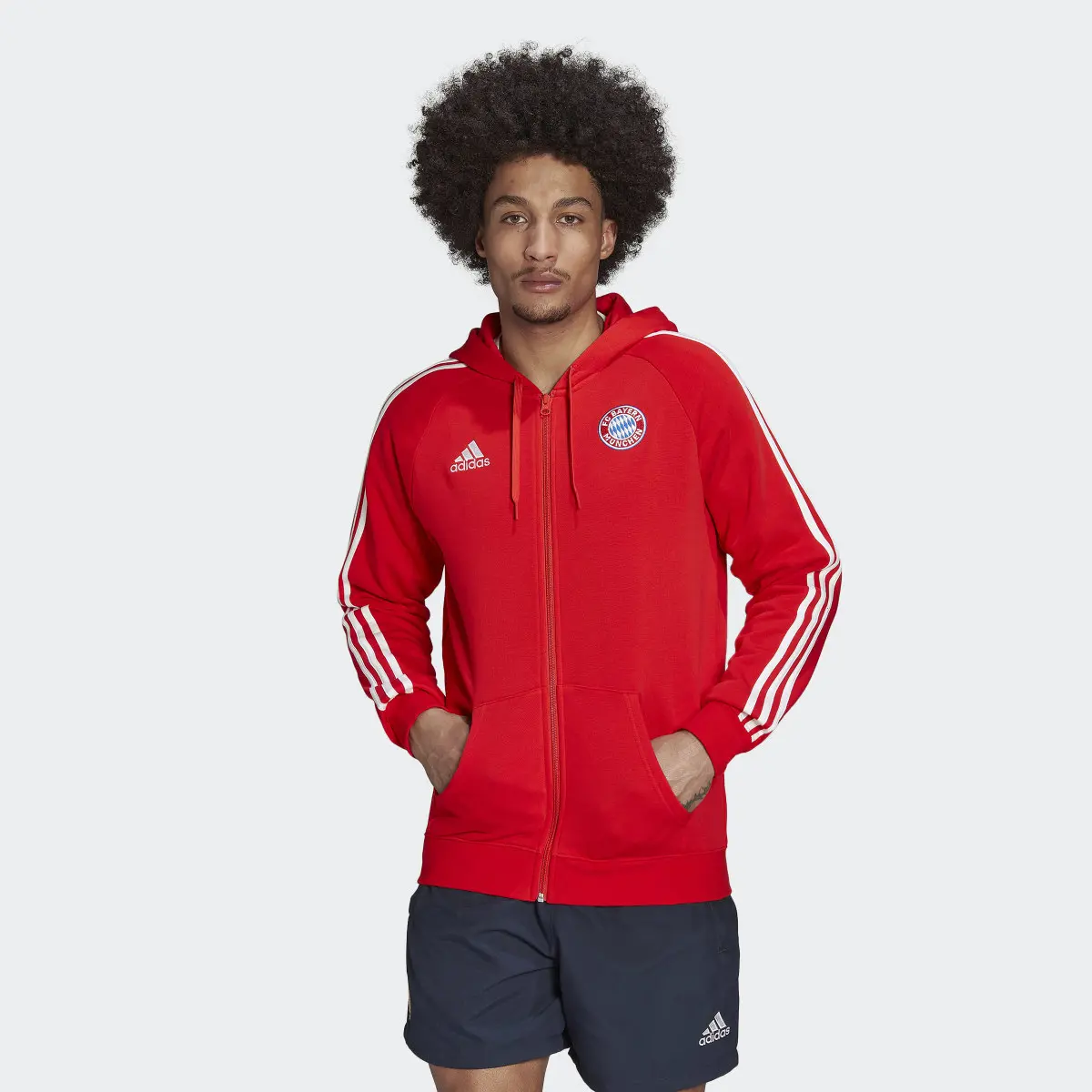 Adidas Veste à capuche entièrement zippée FC Bayern DNA. 2