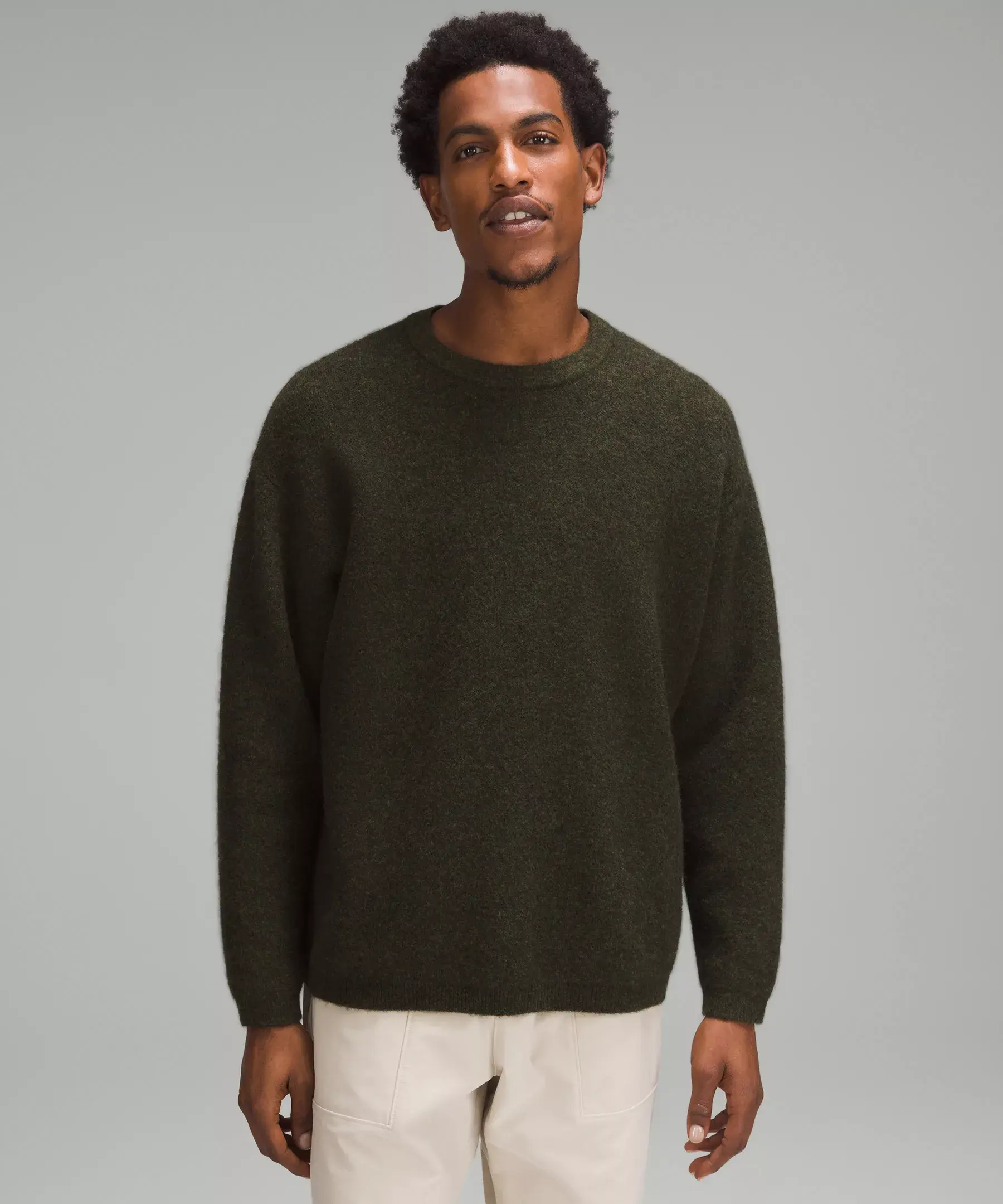 Lululemon Alpaca Wool-Blend Crewneck Sweater. 1