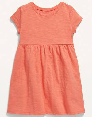 Jersey-Knit Fit & Flare Dress for Toddler Girls orange