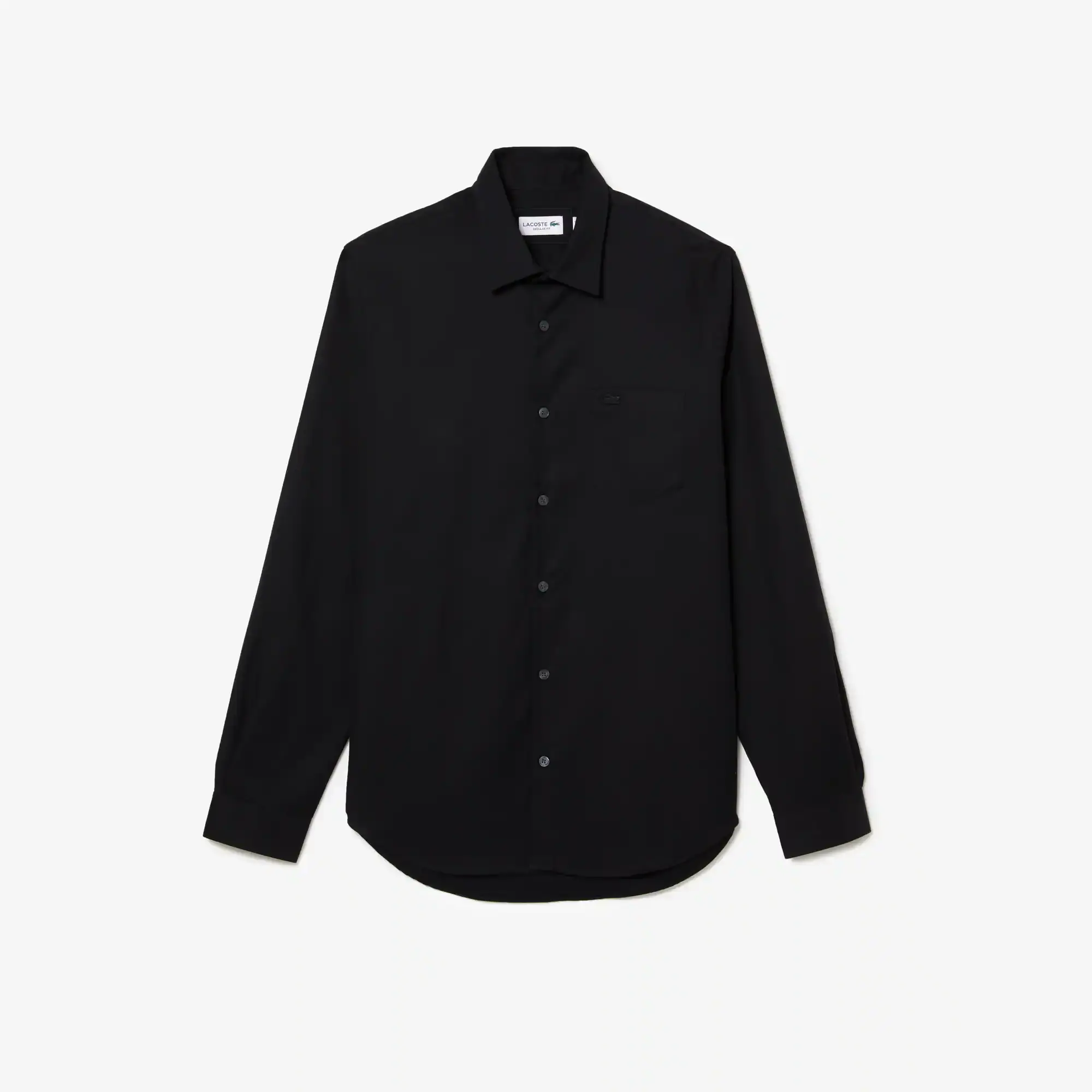Lacoste Men's Regular Fit Solid Cotton Shirt. 2 Lacoste Men's Regular Fit Solid Cotton Shirt. 2