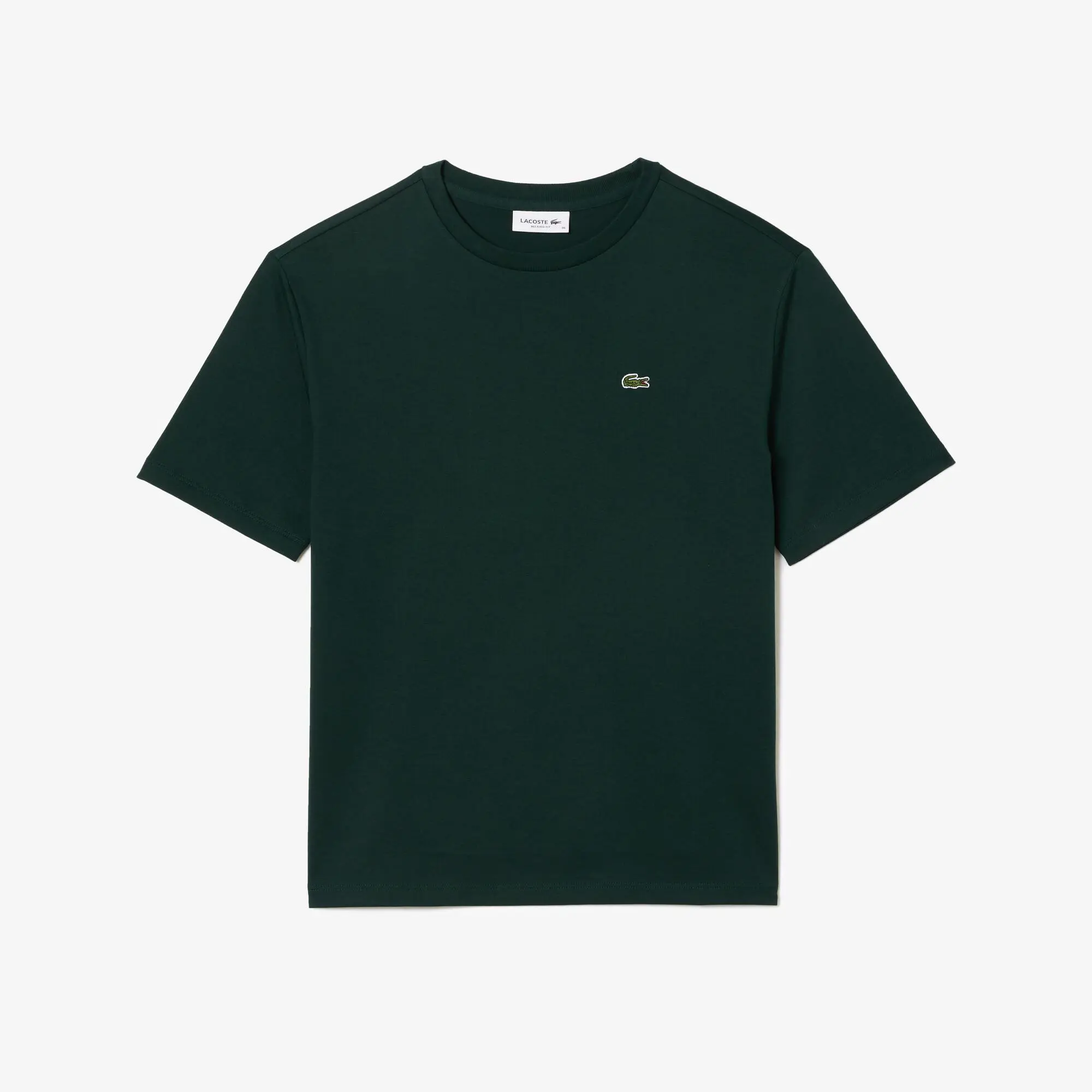 Lacoste Women’s Crew Neck Premium Cotton T-shirt. 2