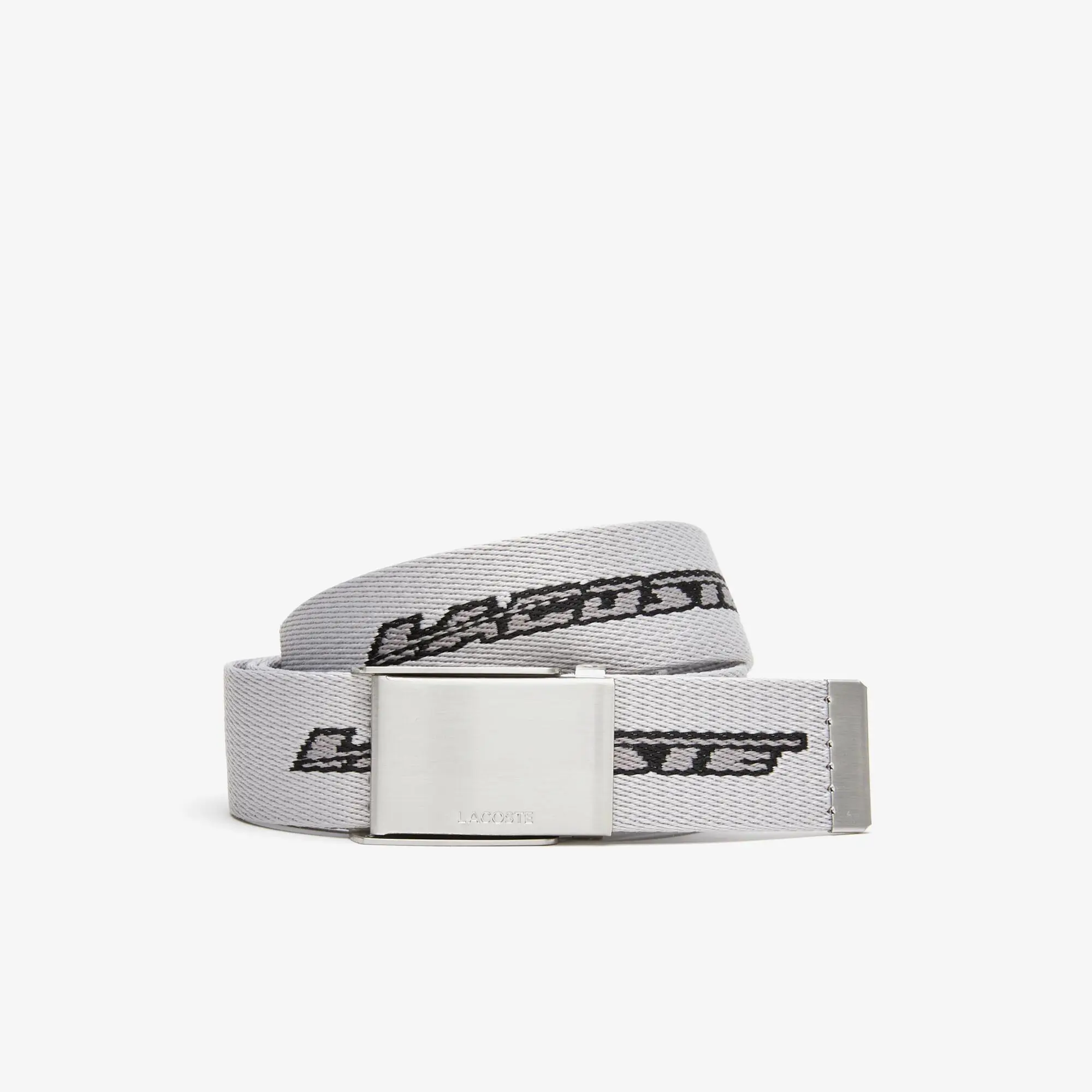 Lacoste Men’s Lacoste Contrast Logo Print Belt. 1 Lacoste Men’s Lacoste Contrast Logo Print Belt. 1