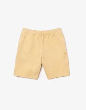 Men’s Unbrushed Organic Cotton Fleece Shorts