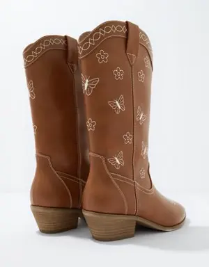 Butterfly Cowboy Boot