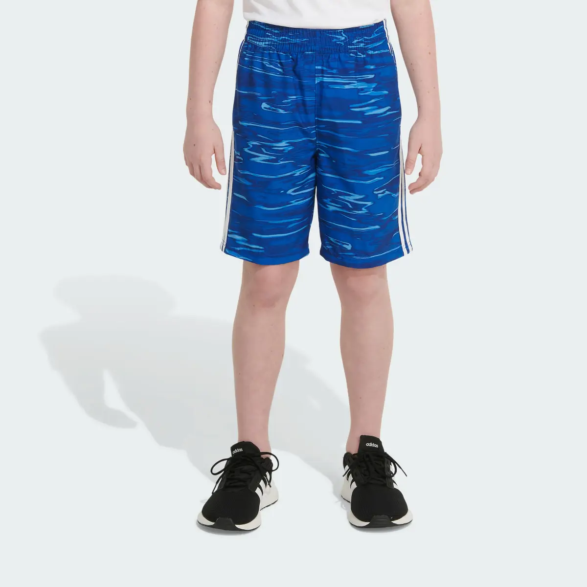 Adidas Allover Print Liquid Camo Woven Shorts. 1