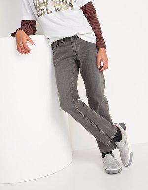 Straight Built-In Flex Gray Jeans