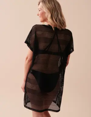 Recycled Fiberts Mesh Inserts Tunic