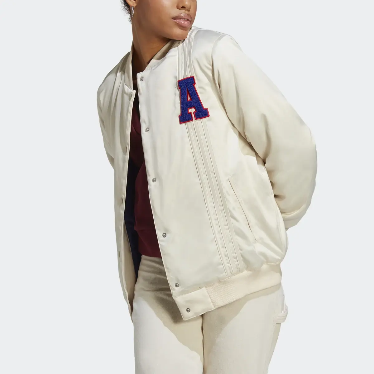 Adidas Satin Collegiate Jacket. 1