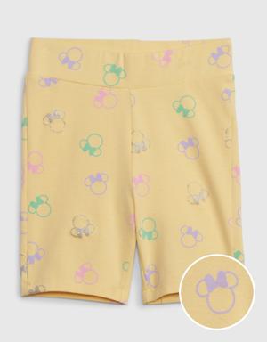 babyGap &#124 Disney Organic Cotton Mix and Match Minnie Mouse Bike Shorts yellow