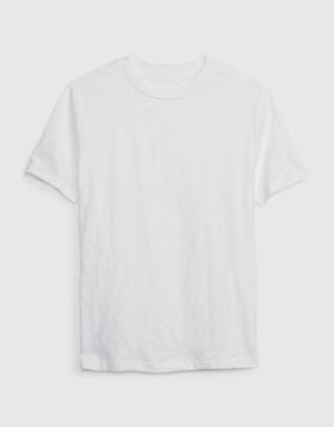 Kids Crewneck T-Shirt white