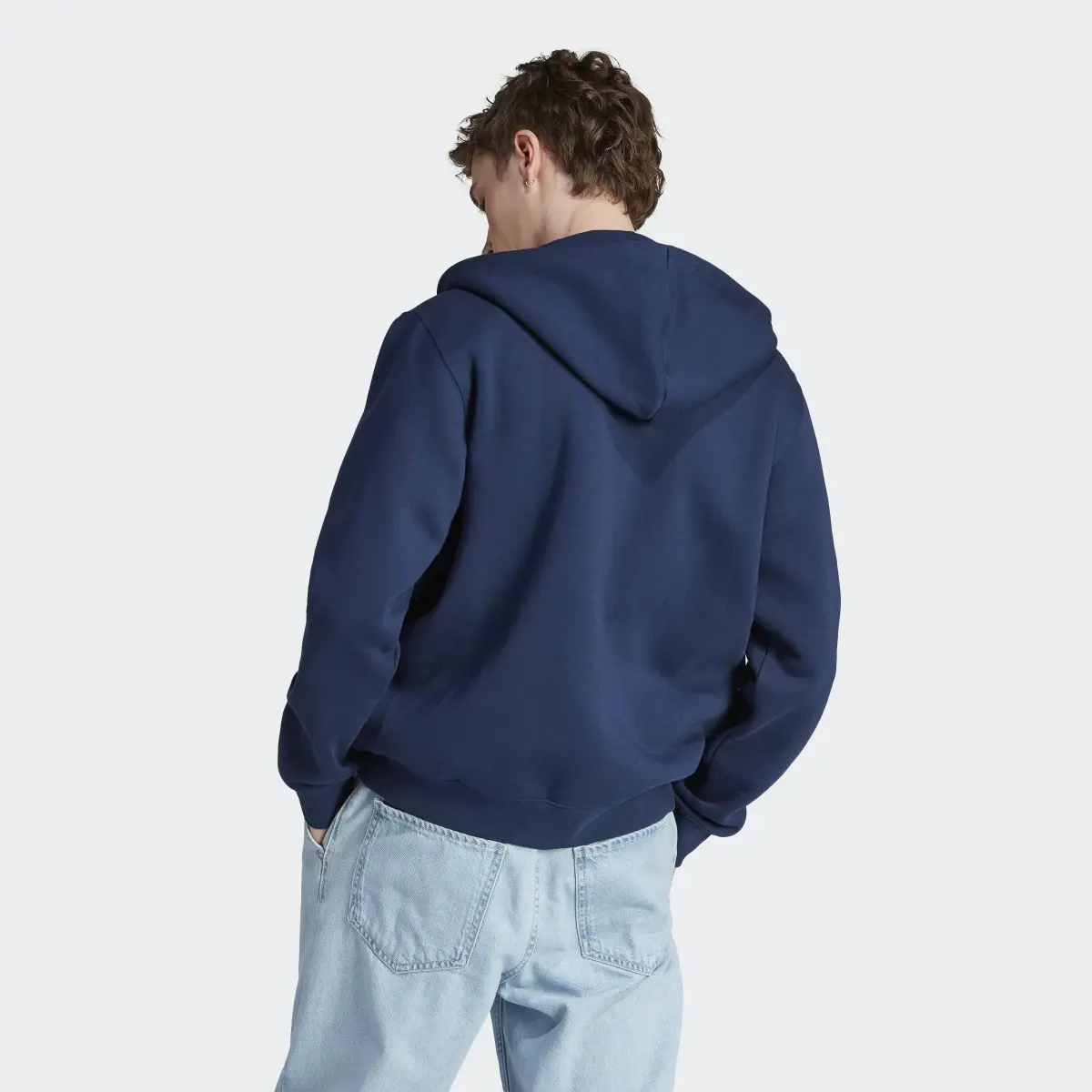 Adidas Trefoil Essentials Full-Zip Hoodie. 3