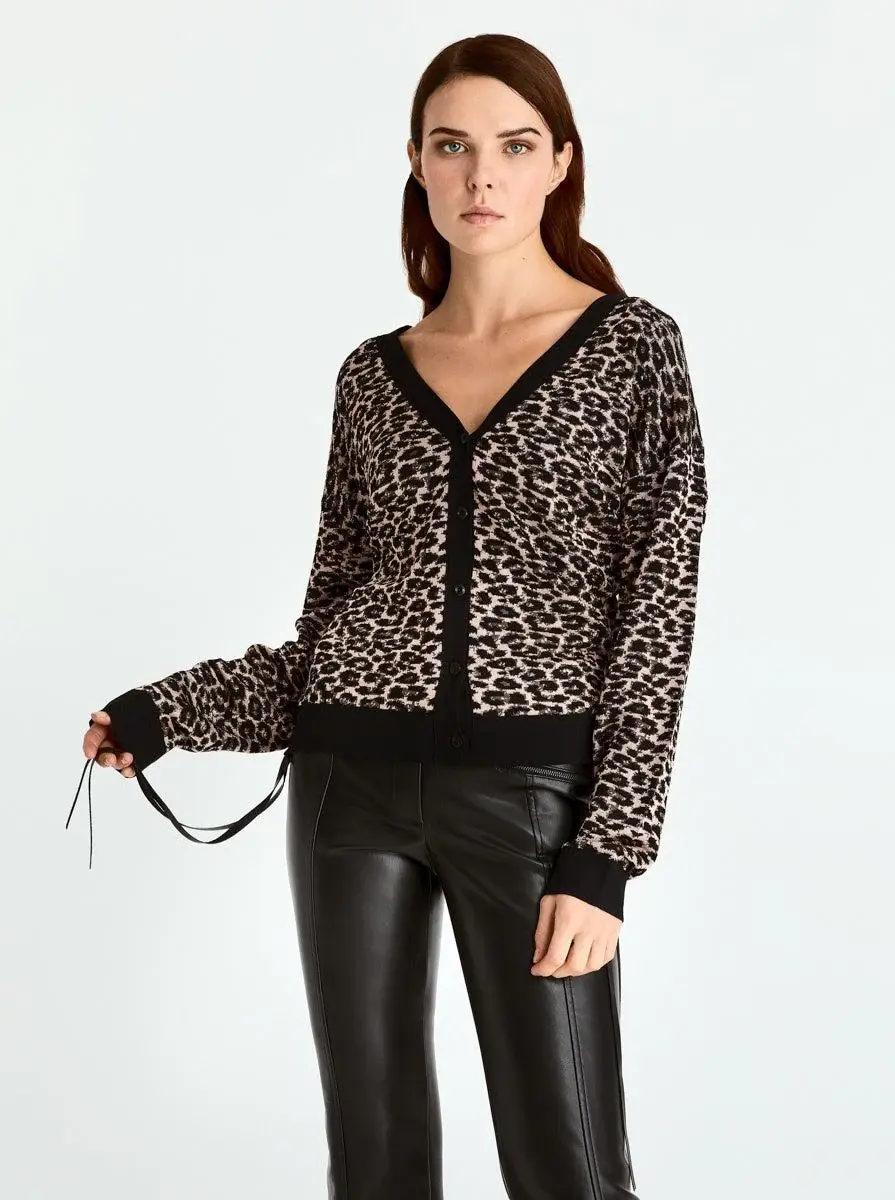 Roman Leopard Print Cardigan - 1 / ORIGINAL. 1