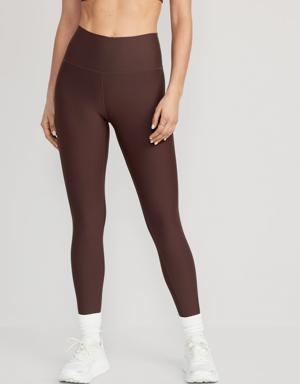 High-Waisted PowerSoft 7/8 Leggings for Women brown