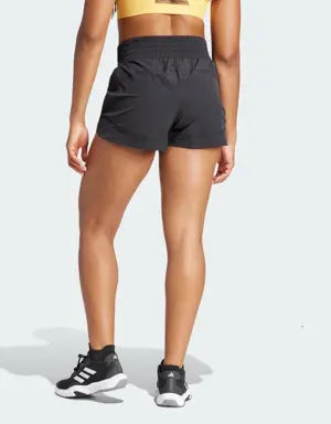 Pacer Stretch-Woven Zipper Pocket Lux Shorts