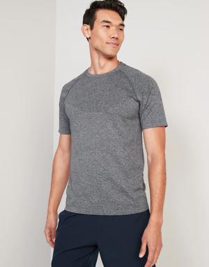 Old Navy Go-Fresh Odor-Control Seamless Performance T-Shirt for Men gray