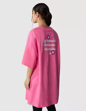 Robe T-shirt Festival Flowers pour femme