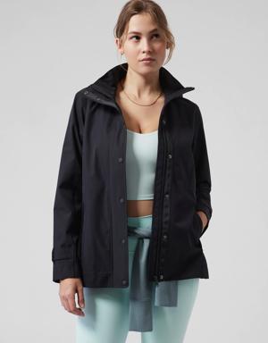 Athleta RainOut Sutro Trench black