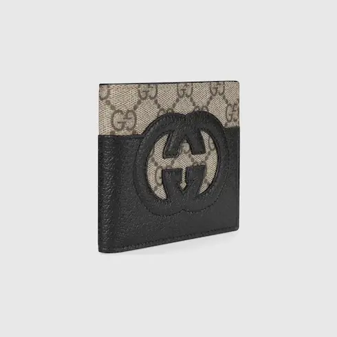 Gucci Wallet with cut-out Interlocking G. 3