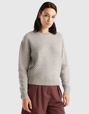 boxy fit knit sweater