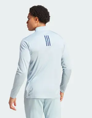 Adidas Train Essentials Seasonal Training 1/4-Zip Longsleeve. 3 Adidas Train Essentials Seasonal Training 1/4-Zip Longsleeve. 3
