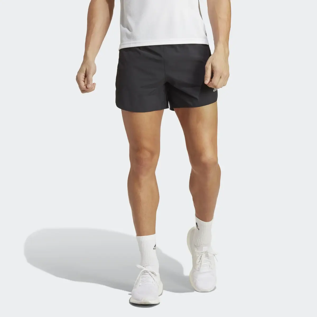 Adidas Run Icons 3-Stripes Shorts. 1