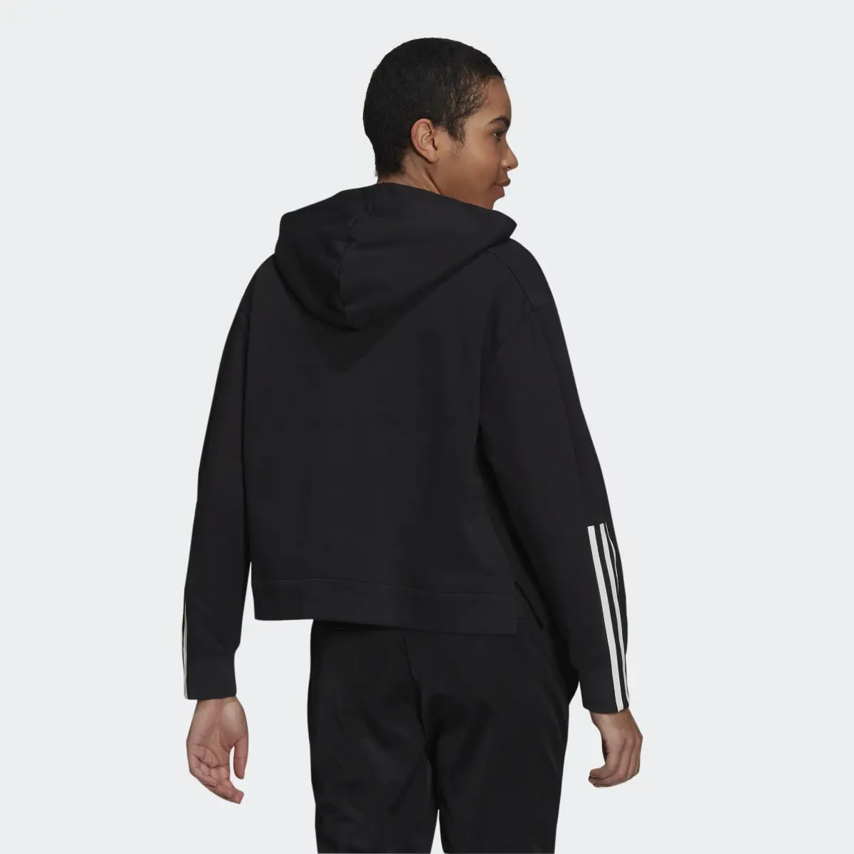Adidas Essentials Relaxed 3-Stripes Hoodie. 3