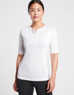 Pacifica Illume UPF Fitted Tee white