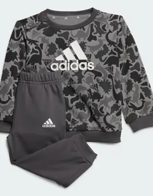 Adidas Essentials Allover Print Jogger Set Kids