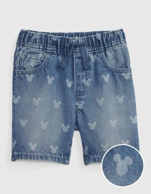 babyGap &#124 Disney Mickey Mouse Pull-On Shorts blue