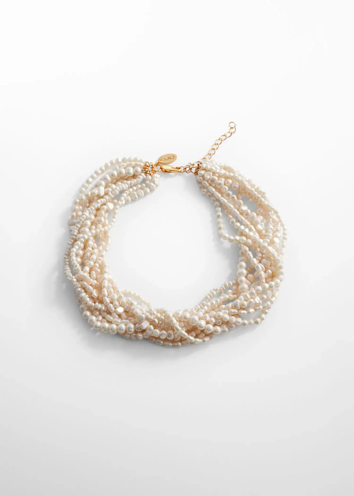 Mango Multiple-strand pearl necklace. 1