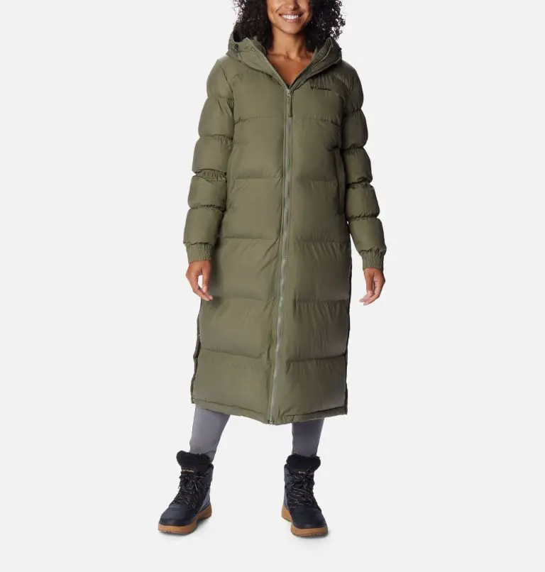 Columbia Women's Pike Lake™ Insulated Hooded Long Puffer Jacket. 2