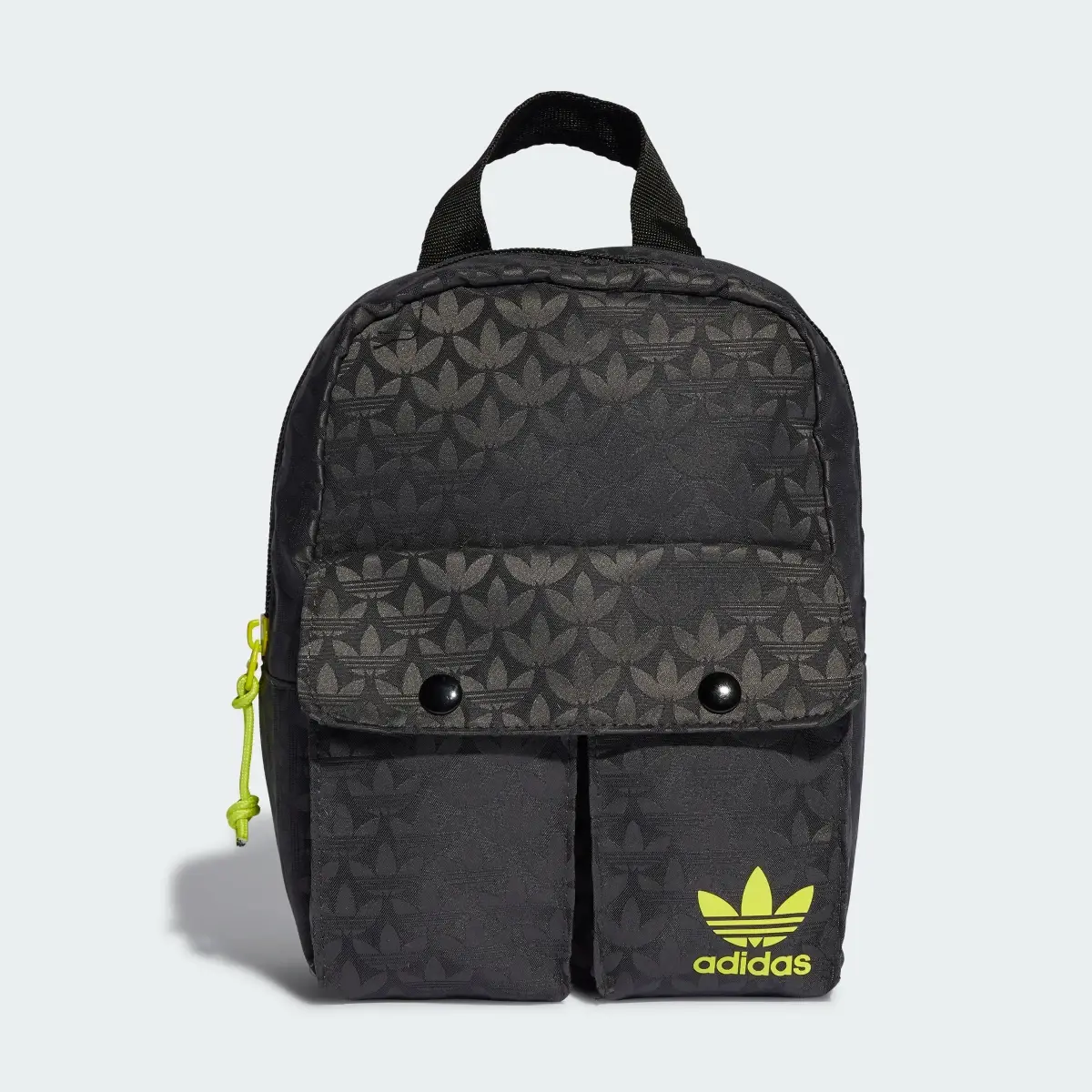 Adidas Trefoil Monogram Jacquard Mini Backpack. 2