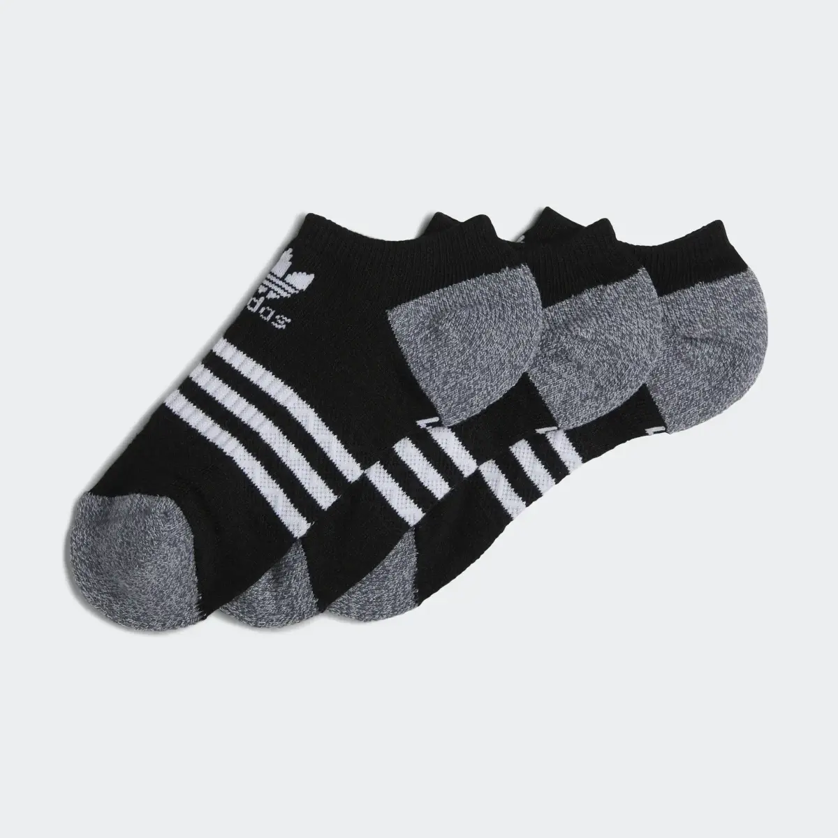 Adidas Roller No-Show Socks 3 Pairs. 2