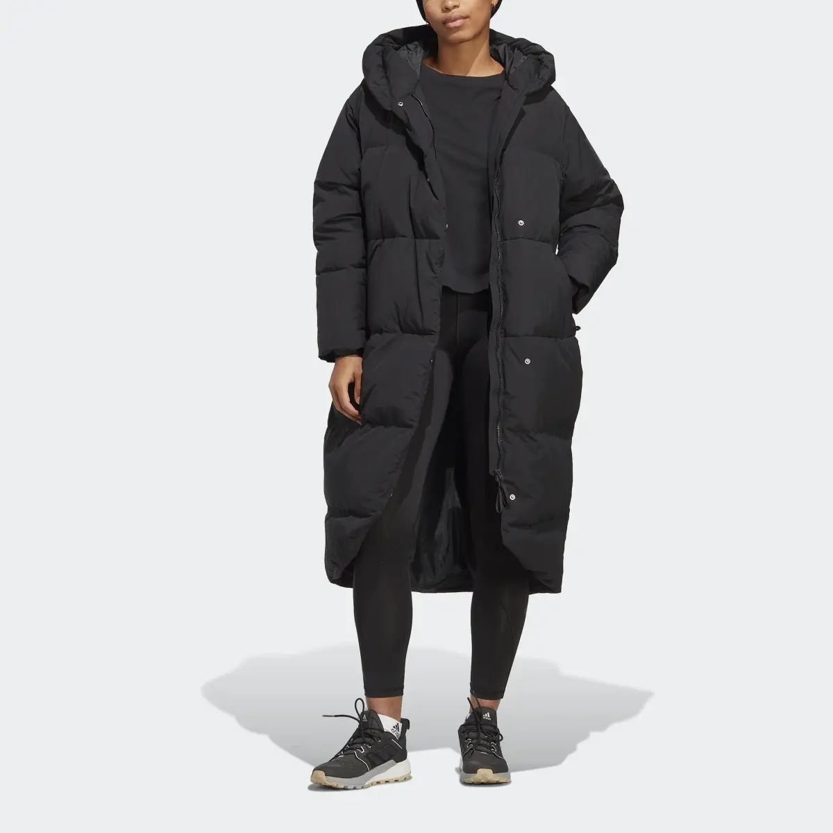 Adidas Big Baffle Down Coat. 1