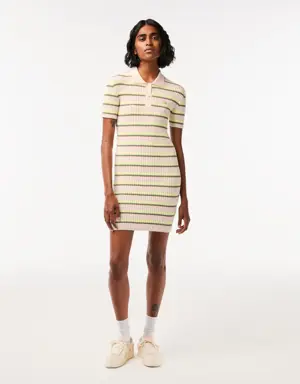 Women’s Made In France Striped Polo Dress