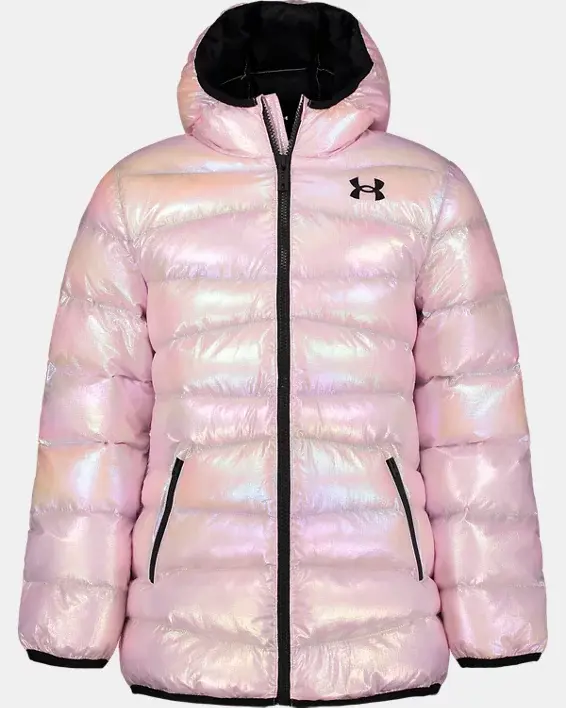 Under Armour Little Girls' UA Prime Puffer Longer Jacket. 1