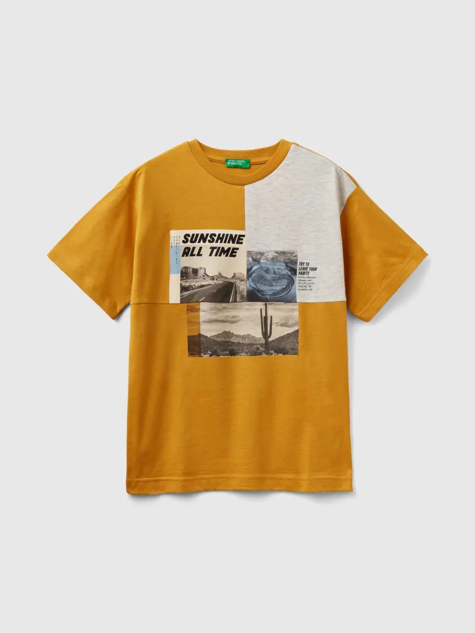 Benetton t-shirt with photo print. 1