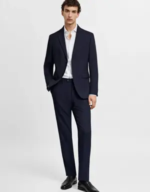 Shirt cufflinks slim fit twill fabric suit