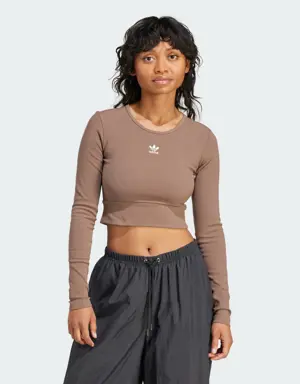 Essentials Rib Long Sleeve Tee