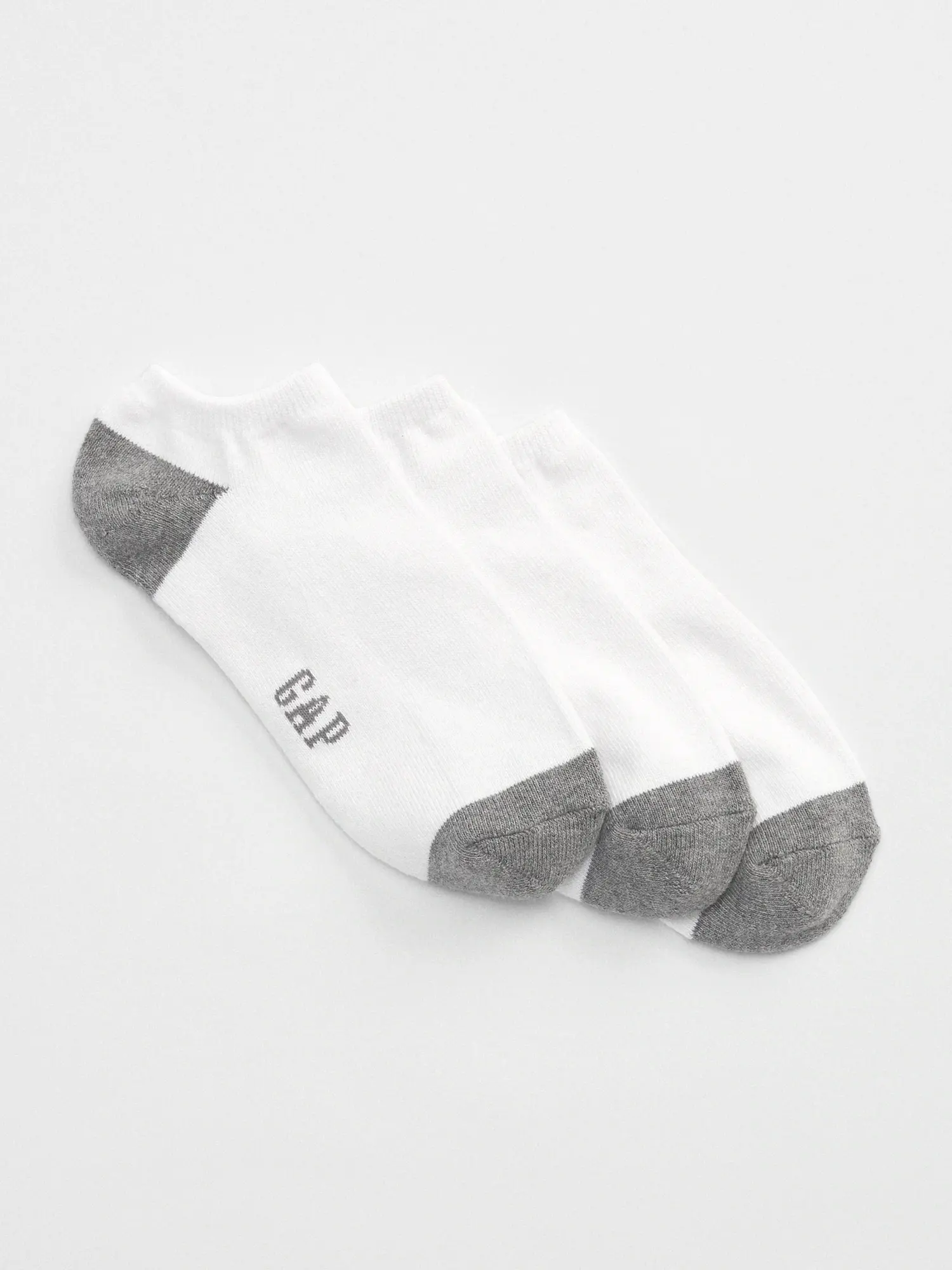 Gap Ankle Socks (3-Pack) white. 1