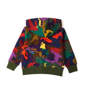 Colorblocked Kapüşonlu Erkek Çocuk Sweatshirt
